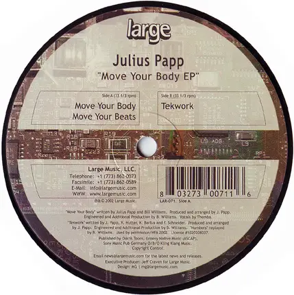 Julius Papp - Move Your Body EP