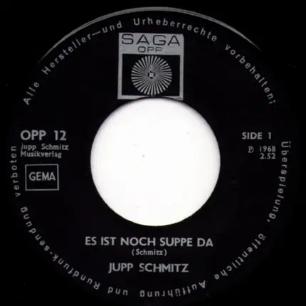 Jupp Schmitz - Es Ist Noch Suppe Da