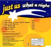CD Single - Just Us - What A Night