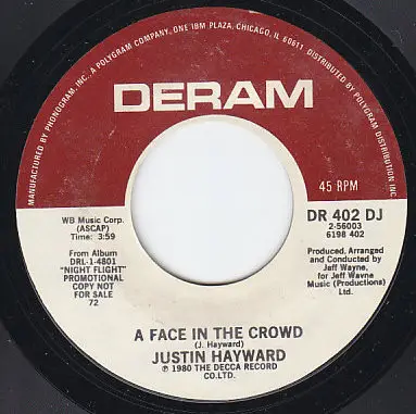 Justin Hayward - A Face In The Crowd