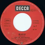 7inch Vinyl Single - Justin Hayward - Marie
