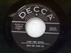 Justin Tubb , Goldie Hill - Sure Fire Kisses / Fickle Heart