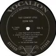 LP - Justin Tubb - That Country Style
