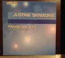 12inch Vinyl Single - Justine Simmons Feat. Run - Praise My DJs (My Funny Valentine)