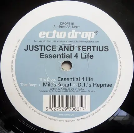 Justice And Tertius - Essential 4 Life