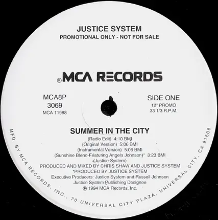Justice System - Summer In The city