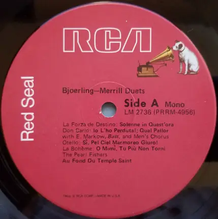 Jussi Björling With Robert Merrill - Operatic Duets