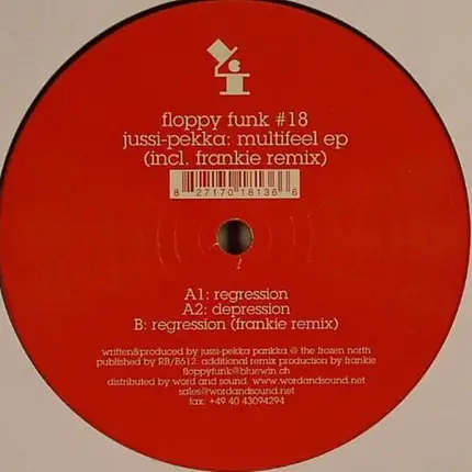 Jussi-Pekka Parikka - Multifeel EP (Incl. Frankie Remix)