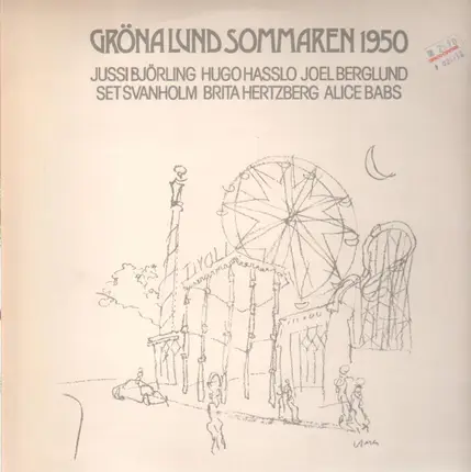 Jussi Björling, Hugo Hasslo, Joel Berglund,.. - Grönalund Sommaren 1950