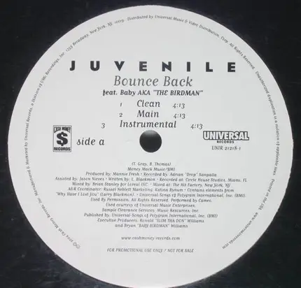 Juvenile - Bounce Back
