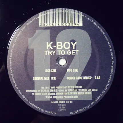 K-Boy - Try To Get