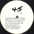 12inch Vinyl Single - K London Posse Featuring Gina Bright - Who's Gonna Love Me