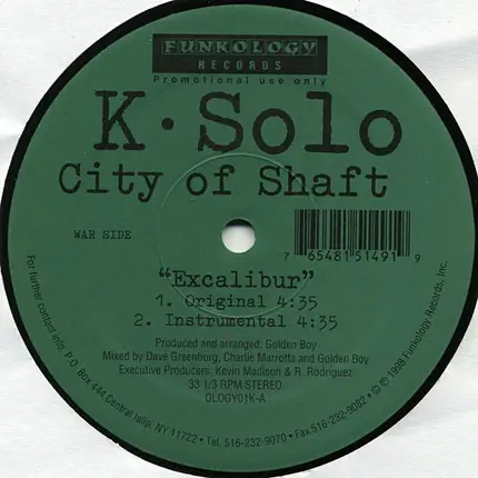 K-Solo - City Of Shaft