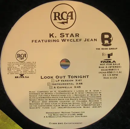 K. Star Feat. Wyclef Jean - Look Out Tonight