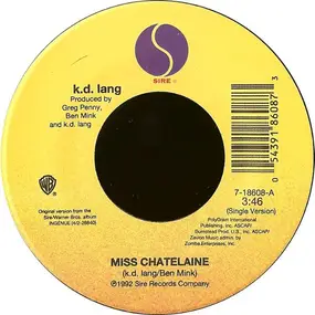 k.d. lang - Miss Chatelaine