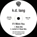 12inch Vinyl Single - k.d. lang - If I Were You - Promo
