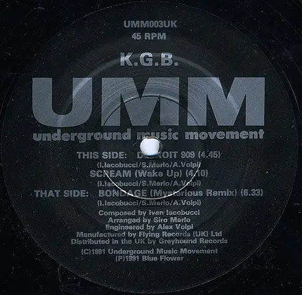 K.G.B., KGB - Detroit 909