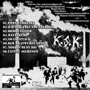 7inch Vinyl Single - K.S.K. / Sterbehilfe - Richtig Laut Und Ganz Schön Schnell / 100% Scarecore - Numbered, incl. Insert