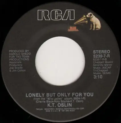 K.T. Oslin - Do Ya' / Lonely But Only For You