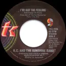 7inch Vinyl Single - KC & The Sunshine Band - Let's Go Rock And Roll / I've Got The Feeling