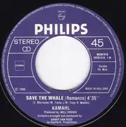 7inch Vinyl Single - Kamahl - Save The Whale / Loving Hearts