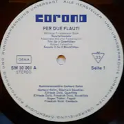 LP - Kammerensemble Gerhard Rehm - Per Due Flauti