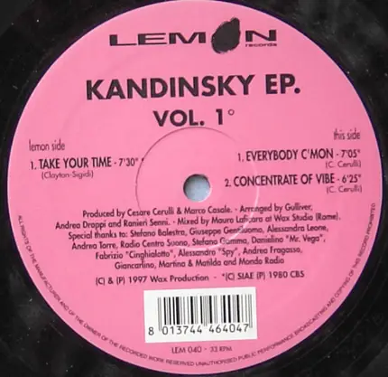 Kandinsky - Kandinsky EP. Vol. 1