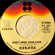 7inch Vinyl Single - Kansas - Hold On / Don't Open Your Eyes