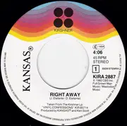 7inch Vinyl Single - Kansas - Right Away