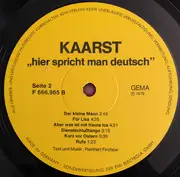 LP - Kaarst - Hier Spricht Man Deutsch - +Insert