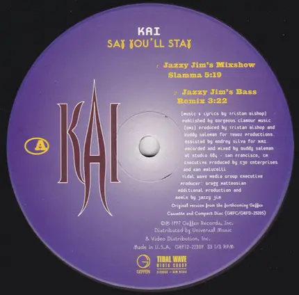 Kai - Say You'll Stay