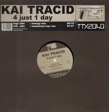 Kai Tracid - 4 Just 1 Day