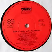 LP - Kaikai - Leben Sollst Du Jederzeit - Insert