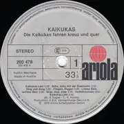 LP - Kaikukas - Die Kaikukas Fahren Kreuz Und Quer... / Das Kaikukas-Haus