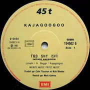 12inch Vinyl Single - Kajagoogoo - Too Shy (Hush Hush, Eye To Eye) (Mixage Americain)