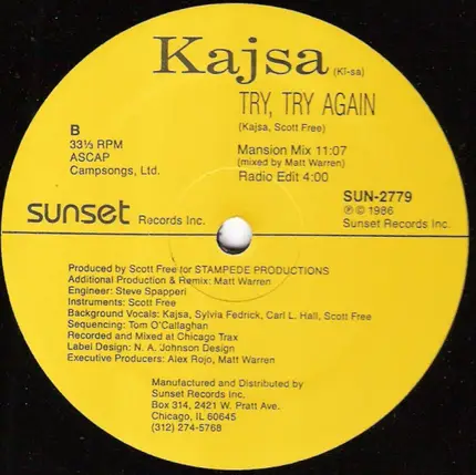 Kajsa - Try, Try Again