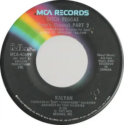Kalyan - Disco Reggae (Tony's Groove)