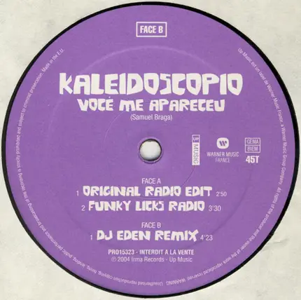 Kaleidoscópio - Vocé Me Apareceu