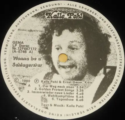 Kalle Pohl - Wanna Be A Schlagerstar