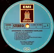 LP - Kapelle Egerland , Das Egerland-Trio Leitung Rudolf Kugler - Singendes, Klingendes Egerland