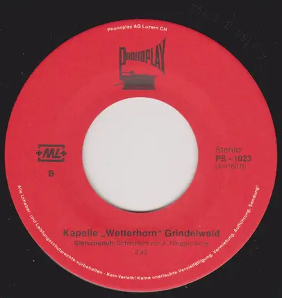 Kapelle Wetterhorn - Challi Groosi