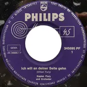 7inch Vinyl Single - Kaplan Flury - Ich Will An Deiner Seite Geh'n / Lass Die Kleinen Dinge