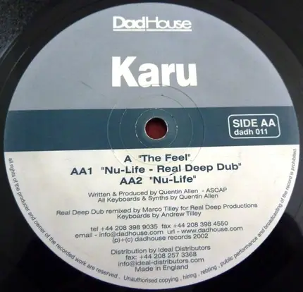 Karu - The Feel / Nu-Life