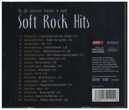 Karat / Moody Blues / America a.o. - Soft Rock Hits