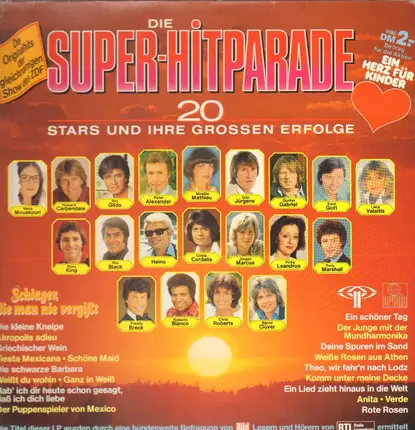 Karel Gott, Mireille Mathieu a.o. - Die Super-Hitparade (20 Stars Und Ihre Grossen Erfolge)