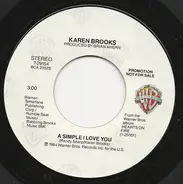 Karen Brooks - Give It Up / A Simple I Love You