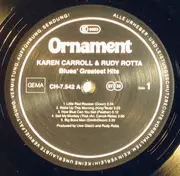 LP - Karen Carroll & Rudy Rotta - Blues' Greatest Hits