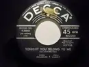 7inch Vinyl Single - Karen Chandler And Jimmy Wakely - Tonight You Belong To Me / Crazy Arms