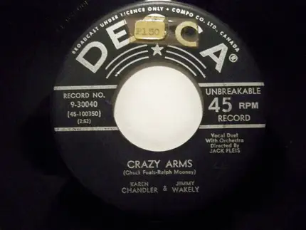 Karen Chandler And Jimmy Wakely - Tonight You Belong To Me / Crazy Arms