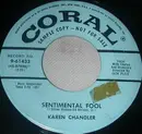 7inch Vinyl Single - Karen Chandler - Man In The Raincoat